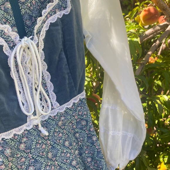 RARE William Morris Print Gunne Sax - Picture 8 of 8